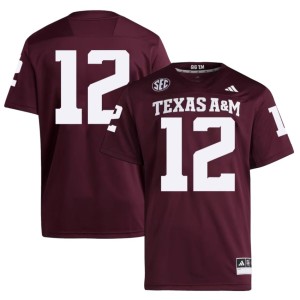 A&M 12th Man #12 College Football Maroon Men 2026-27 Jerseys 250296-510