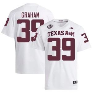 Texas Aggies #39 White Mens Adam Graham 2026-27 College Football Jerseys 222082-975