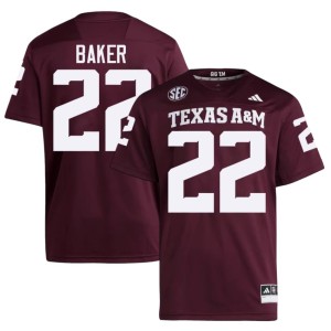 TAMU Limited #22 Maroon College Football Men Carsyn Baker Jersey 551764-676