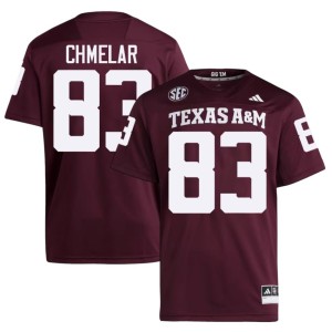 Texas A&M Mens Game Colton Chmelar Maroon #83 College Football Jersey 309205-281