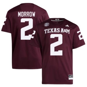 Texas A&M University Men's #2 Maroon Jamarion Morrow Player College Football Jerseys 659961-251
