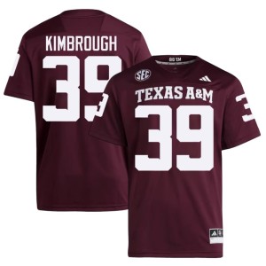 Texas Men College Football Maroon #39 High School John Kimbrough Jersey 384408-522
