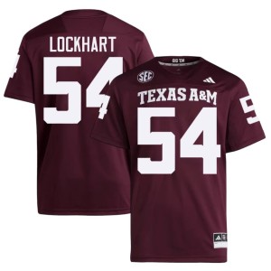 A&M College Football 2026-27 Jordan Lockhart Men's Maroon #54 Jerseys 617960-322