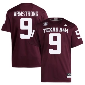 Texas A&M University #9 Mens College Football Maroon Kiotti Armstrong 2026 Jerseys 613793-760