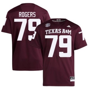 12th Man Lamont Rogers Men University College Football #79 Maroon Jerseys 505982-936