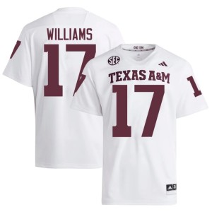 Texas Men Madden Williams College Football White Embroidery #17 Jerseys 497008-329
