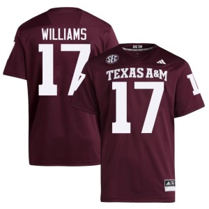 Texas A&M Aggies 2026 #17 Men College Football Madden Williams Maroon Jerseys 711704-471