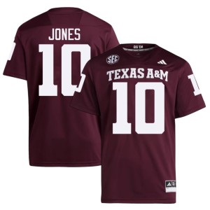 TAMU Embroidery Maroon College Football Men #10 Marco Jones Jerseys 910705-206