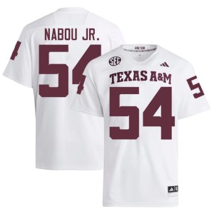 Texas Aggies High School White Men Mark Nabou Jr. College Football #54 Jerseys 575262-913