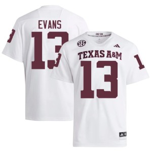 Aggies Mike Evans College Football #13 White Men's Player Jerseys 869959-607