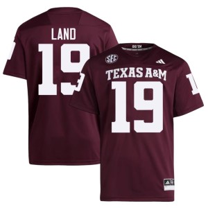 12th Man #19 2026 Men's Maroon College Football Paxton Land Jersey 376257-622