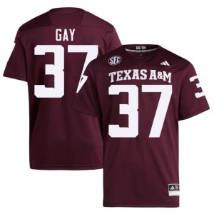 TAMU Maroon Mens Peyton Gay University #37 College Football Jersey 928262-150