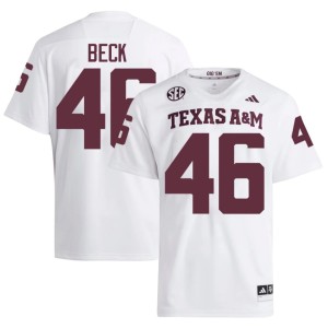 Texas Mens NCAA Qui Beck #46 White College Football Jersey 588846-124
