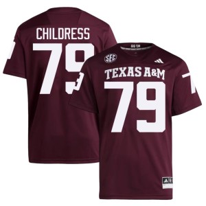 A&M Ray Childress 2026 Men Maroon #79 College Football Jerseys 727696-316