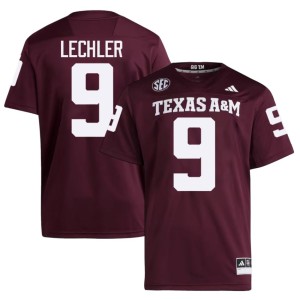 Aggies Maroon #9 Player Shane Lechler Men College Football Jerseys 180797-996