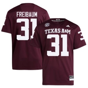 TAMU College Football Maroon Shea Freibaum Mens 2026 #31 Jersey 119720-710