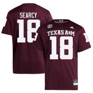 Texas A&M T.J. Searcy #18 Maroon College Football High School Men Jerseys 366203-211