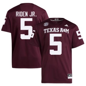 TAMU Mens #5 College Football Tiger Riden Jr. Alumni Maroon Jerseys 394760-574