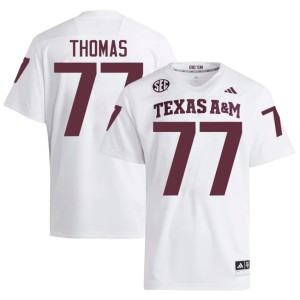 Texas Tyler Thomas Mens Limited College Football White #77 Jersey 885821-473
