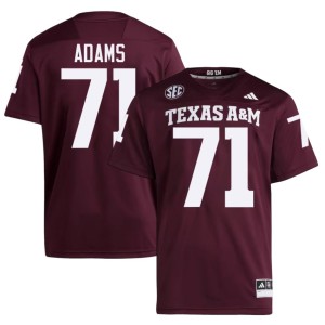 Texas Tyree Adams Men Maroon #71 Official College Football Jersey 623405-462