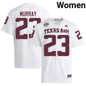 TAMU #23 2026-27 White DD Murray Women College Football Jersey 562427-869