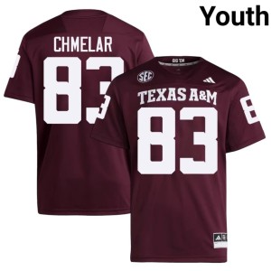 Texas #83 Maroon Youth College Football Colton Chmelar Replica Jerseys 191571-442