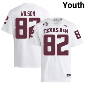 12th Man Jonah Wilson College Football #82 White High School Youth Jerseys 879910-478