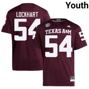Texas A&M #54 2026 Jordan Lockhart Youth College Football Maroon Jersey 696003-424